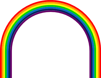 虹のイラスト画像