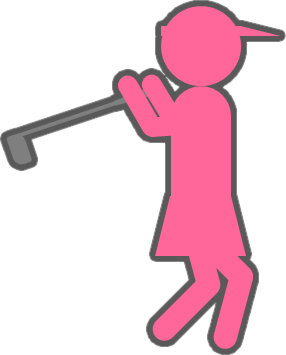 ゴルフのイラスト画像