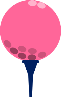 ゴルフボールのイラスト画像