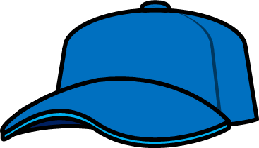 青い野球帽のイラスト画像
