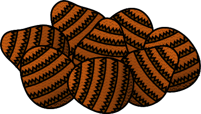 里芋のイラスト画像