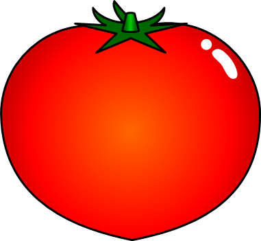 トマトのイラスト １ フリー 無料で使えるイラストカット Com