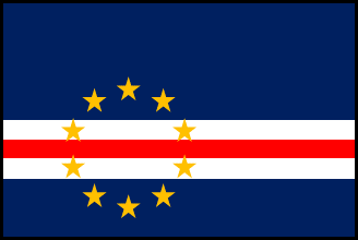 カーボヴェルデの国旗のイラスト画像