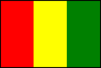 ギニアの国旗のイラスト画像