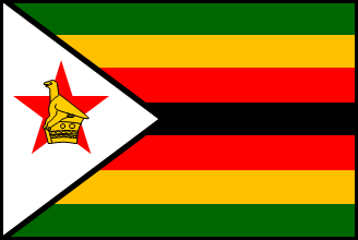 ジンバブエの国旗のイラスト画像