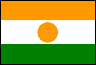 ニジェールの国旗のイラスト画像