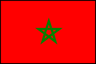 モロッコの国旗のイラスト画像