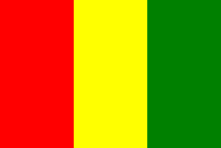 ギニアの国旗のイラスト画像2
