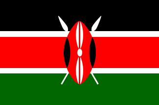 ケニアの国旗のイラスト画像2