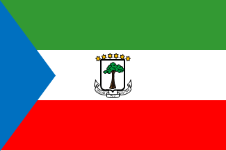 赤道ギニアの国旗のイラスト画像2