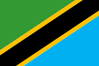 タンザニアの国旗のイラスト画像2