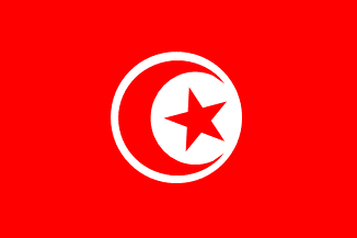 チュニジアの国旗のイラスト画像2