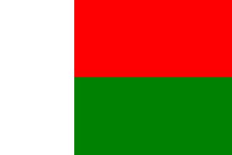 マダガスカルの国旗のイラスト画像2