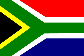 南アフリカ共和国の国旗のイラスト画像2