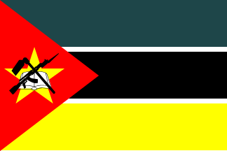 モザンビークの国旗のイラスト画像2