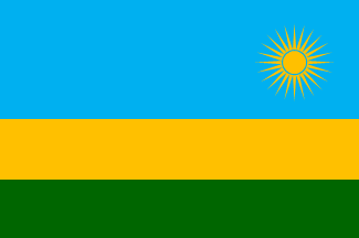 ルワンダの国旗のイラスト画像2