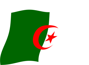 アルジェリアの国旗のイラスト画像3