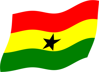 ガーナの国旗のイラスト フリー 無料で使えるイラストカット Com