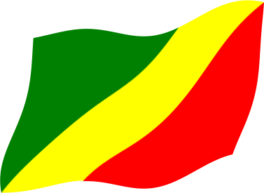 コンゴ共和国の国旗のイラスト画像3