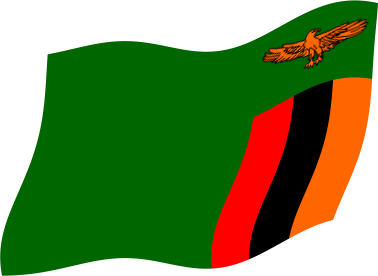 ザンビアの国旗のイラスト画像3
