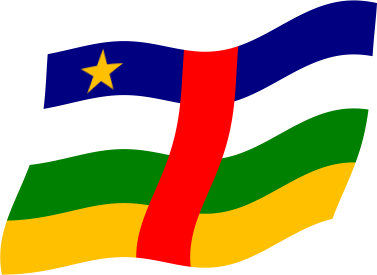 中央アフリカの国旗のイラスト フリー 無料で使えるイラストカット Com