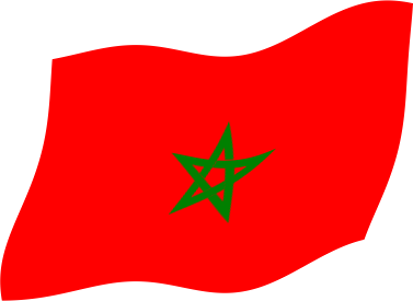 モロッコの国旗のイラスト画像3