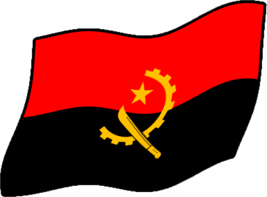 アンゴラの国旗のイラスト画像4