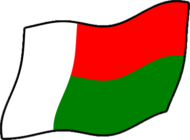 マダガスカルの国旗のイラスト画像4