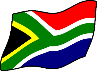 南アフリカ共和国の国旗のイラスト画像4