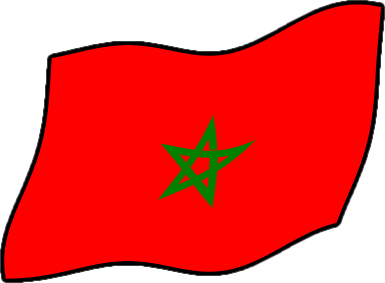 モロッコの国旗のイラスト画像4