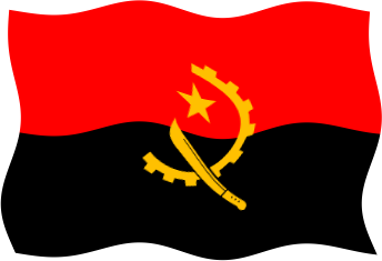 アンゴラの国旗のイラスト画像5