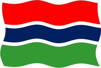ガンビアの国旗のイラスト画像5