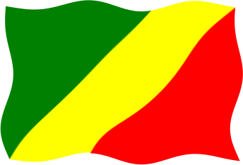 コンゴ共和国の国旗のイラスト画像5