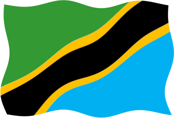 タンザニアの国旗のイラスト画像5