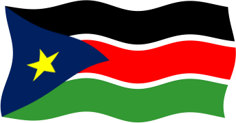 南スーダンの国旗のイラスト画像5