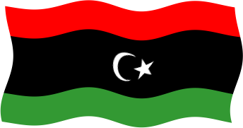 リビアの国旗のイラスト画像5