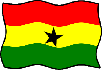 ガーナの国旗のイラスト画像6