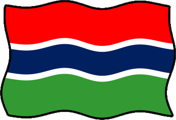 ガンビアの国旗のイラスト画像6