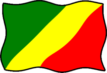 コンゴ共和国の国旗のイラスト画像6