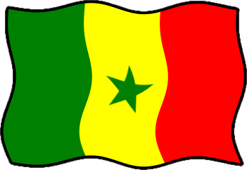 セネガルの国旗のイラスト画像6
