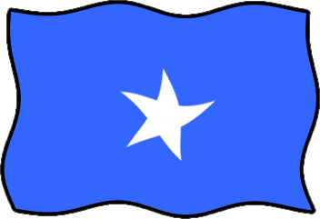 ソマリアの国旗のイラスト画像6