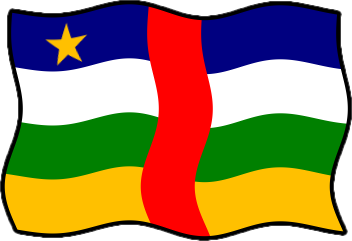 中央アフリカの国旗のイラスト画像6