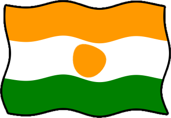 ニジェールの国旗のイラスト フリー 無料で使えるイラストカット Com