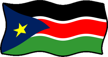 南スーダンの国旗のイラスト画像6