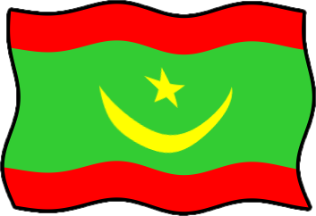 モーリタニアの国旗のイラスト画像6
