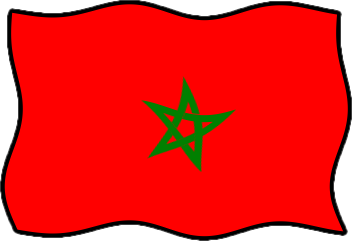 モロッコの国旗のイラスト画像6