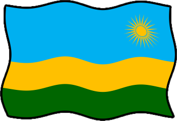 ルワンダの国旗のイラスト画像6