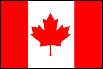 カナダの国旗のイラスト画像