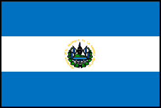 エルサルバドルの国旗のイラスト画像
