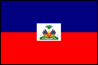 ハイチの国旗のイラスト画像
